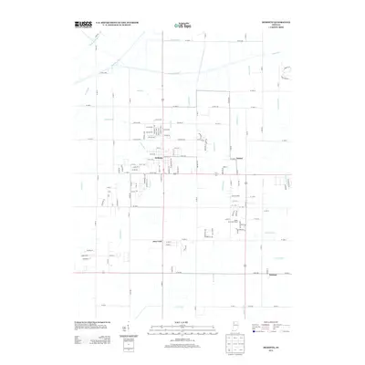 2013 Map of DeMotte, 2013 Print