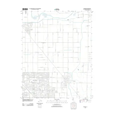 2012 Map of Denair, 2012 Print