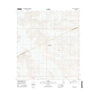 2016 Map of Denali A-1 NE, 2016 Print