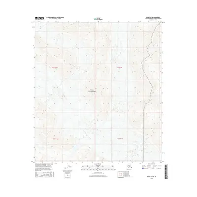 2016 Map of Denali A-1 SE, 2016 Print