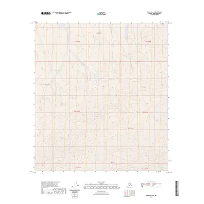 2023 Map of Denali A-3 NE, 2023 Print