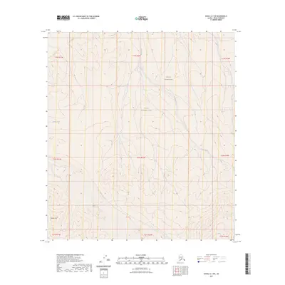 2023 Map of Denali A-3 NW, 2023 Print