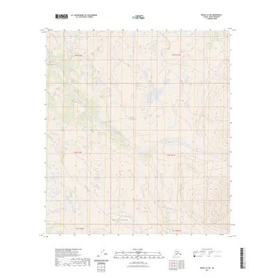 2023 Map of Denali A-4 NE, 2023 Print