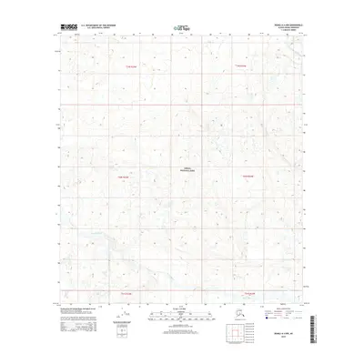 2015 Map of Denali A-4 NW, 2015 Print
