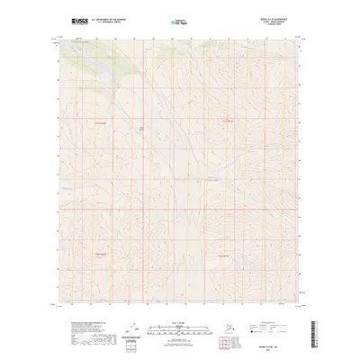 2023 Map of Denali A-4 SE, 2023 Print