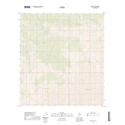 2023 Map of Denali A-4 SW, 2023 Print
