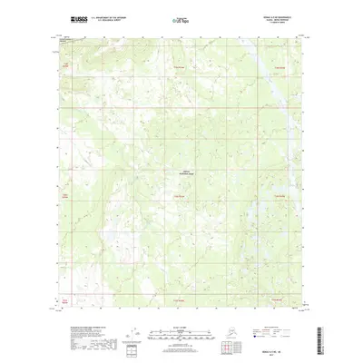 2017 Map of Denali A-5 NE, 2017 Print