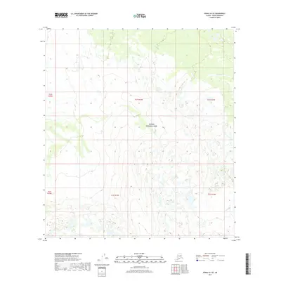 2017 Map of Denali A-5 SE, 2017 Print