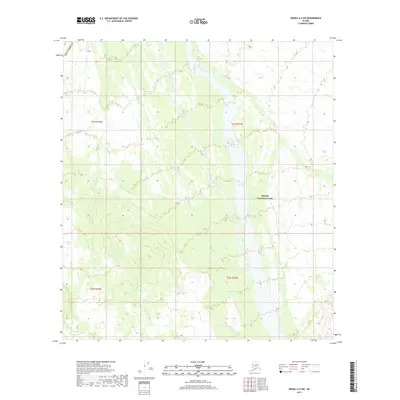 2017 Map of Denali A-5 SW, 2017 Print