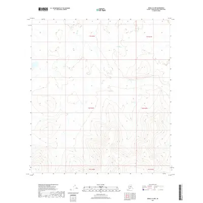 2017 Map of Denali A-6 NW, 2017 Print
