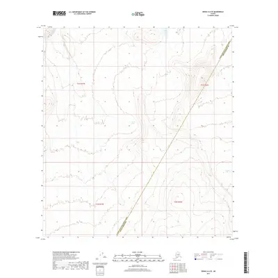 2017 Map of Denali A-6 SE, 2017 Print