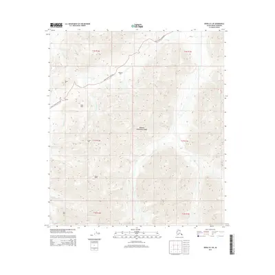 2015 Map of Denali B-1 NE, 2015 Print
