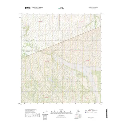 2023 Map of Denali B-3 NE, 2023 Print