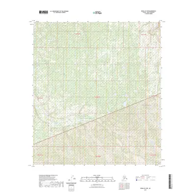 2023 Map of Denali B-3 NW, 2023 Print