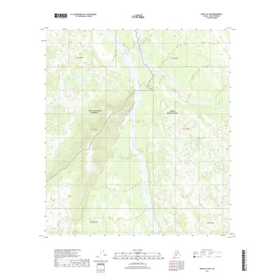 2017 Map of Denali B-4 NW, 2017 Print