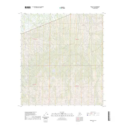 2023 Map of Denali B-4 SE, 2023 Print