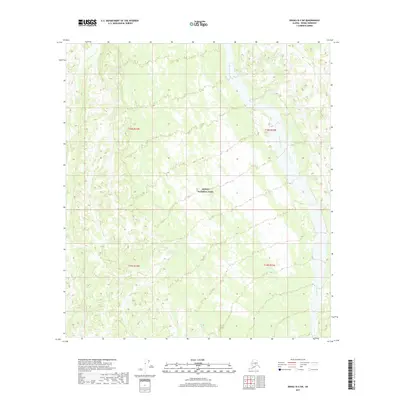 2017 Map of Denali B-4 SW, 2017 Print
