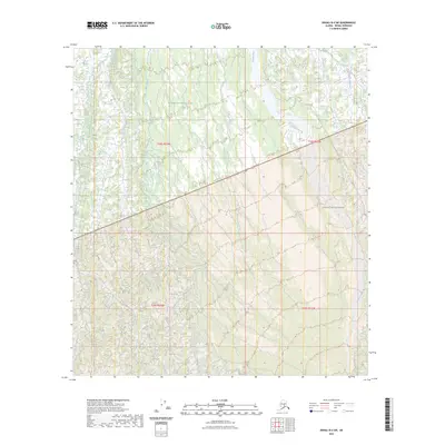 2023 Map of Denali B-4 SW, 2023 Print