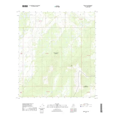 2017 Map of Denali B-5 NE, 2017 Print