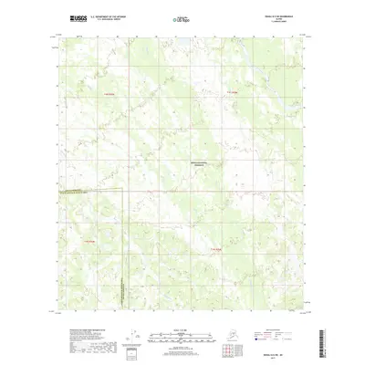2017 Map of Denali B-5 SW, 2017 Print