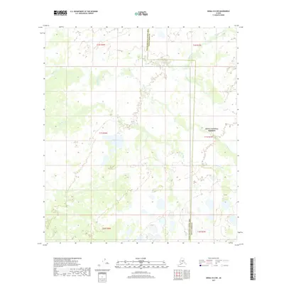2017 Map of Denali B-6 NW, 2017 Print