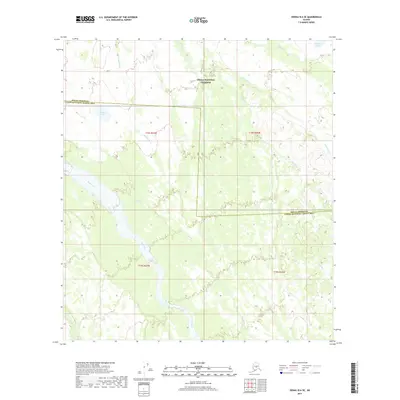 2017 Map of Denali B-6 SE, 2017 Print