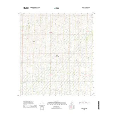 2019 Map of Denali C-2 SE, 2019 Print
