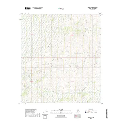 2019 Map of Denali C-2 SW, 2019 Print