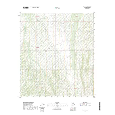 2023 Map of Denali C-3 NE, 2023 Print