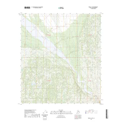 2023 Map of Denali C-3 SW, 2023 Print