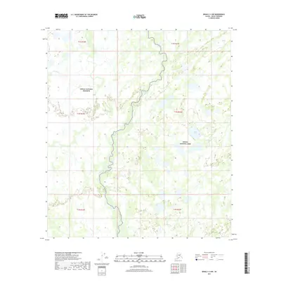 2017 Map of Denali C-4 NW, 2017 Print
