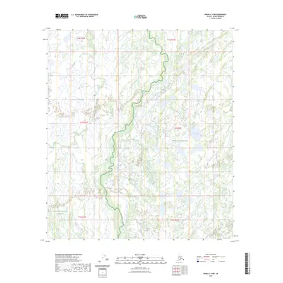 2023 Map of Denali C-4 NW, 2023 Print