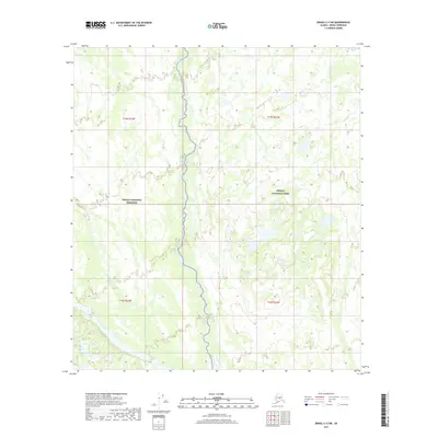 2017 Map of Denali C-4 SW, 2017 Print