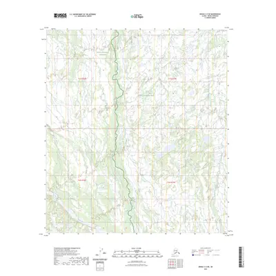 2023 Map of Denali C-4 SW, 2023 Print