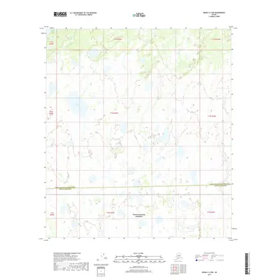 2017 Map of Denali C-5 NW, 2017 Print