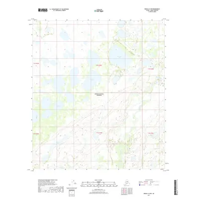 2017 Map of Denali C-5 SW, 2017 Print
