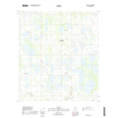 2017 Map of Denali C-6 SE, 2017 Print