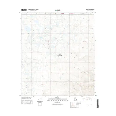 2015 Map of Denali D-2 NE, 2015 Print