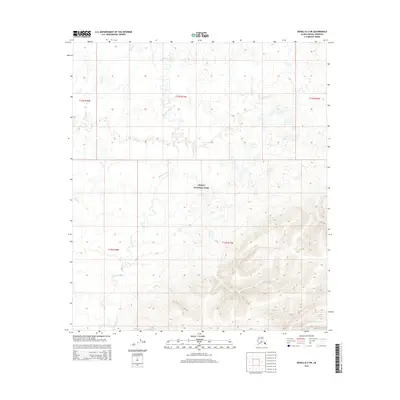 2015 Map of Denali D-2 SW, 2015 Print