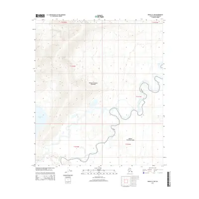 2015 Map of Denali D-3 NW, 2015 Print