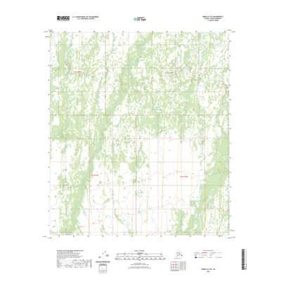 2023 Map of Denali D-3 SE, 2023 Print