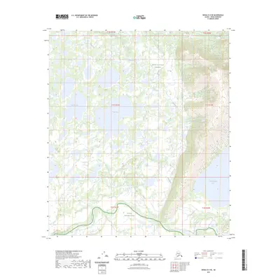 2023 Map of Denali D-4 NE, 2023 Print