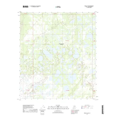2017 Map of Denali D-4 NW, 2017 Print
