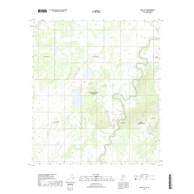 2017 Map of Denali D-4 SW, 2017 Print