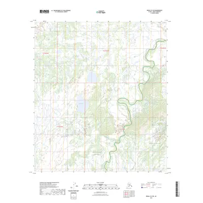 2023 Map of Denali D-4 SW, 2023 Print