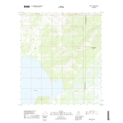 2017 Map of Denali D-5 NE, 2017 Print