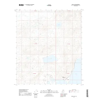 2017 Map of Denali D-5 NW, 2017 Print