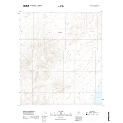 2017 Map of Denali D-6 SE, 2017 Print