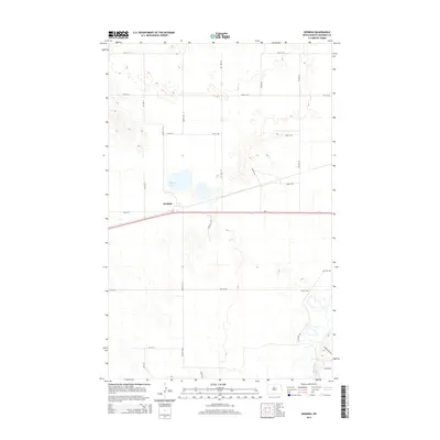 2014 Map of Denbigh, 2014 Print