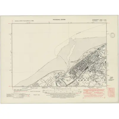 1938 Map of Denbighshire II.SW, 1948 Print